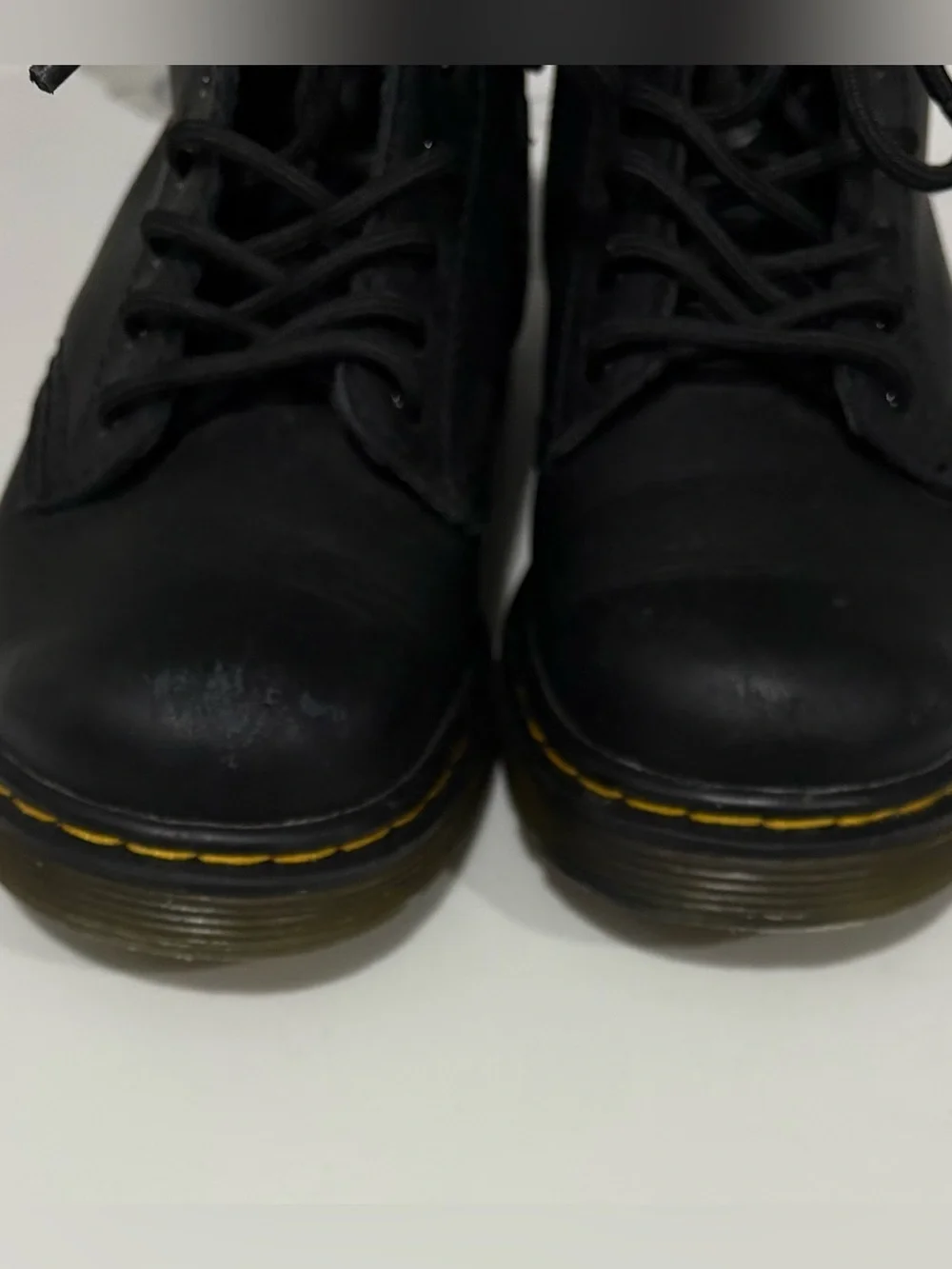 Dr. Martens Aprile Combat Lace Up Boots Small Boys Size 10
